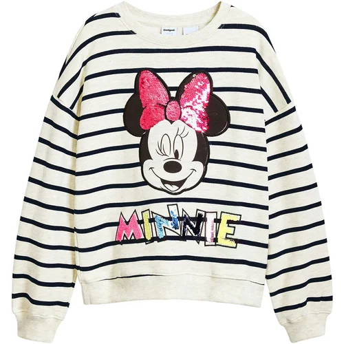 Desigual Sweater majica 'Minnie Mouse' miks boja / bijela