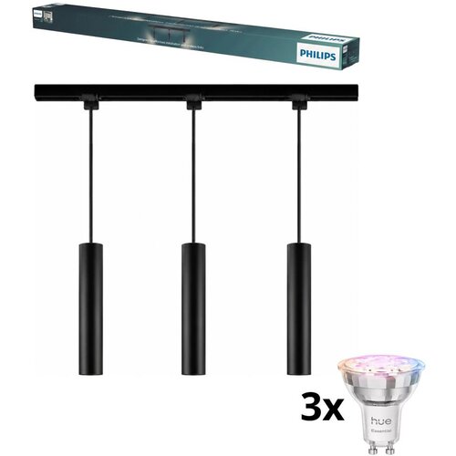 Philips LED prigu&scaron;iva luster na sajli za &scaron;inski sistem EASYLINK 3xGU10/4,7W/230V 1m crna Cene