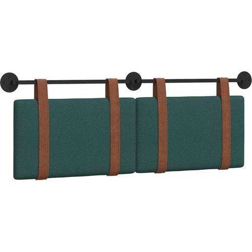  Držeće uzglavlje Zidne Tamnozelena 130 x 55 x 5 cm Antikni PU - Tamnozelena 120 cm bez LED Slike