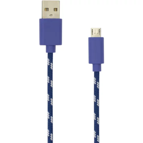 S Box KABEL USB A Muški -> MICRO USB Muški 1 m Plavi / RETAIL, (08-usb-1031blr)