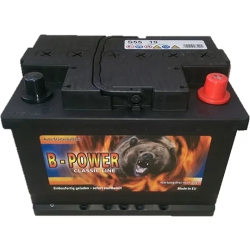 B-power akumulator 55ah (d+) -12v