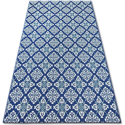 RugsX Preproge Preproga v videzu sisala COLOR 19246/699 Cvetje 160x230 cm Modra Cene