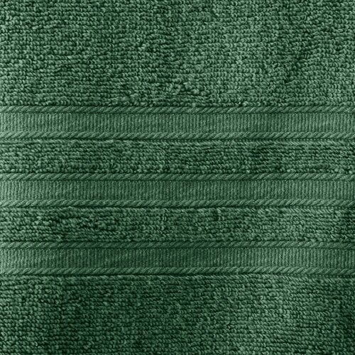 Catherine Lansfield Tamno zeleni pamučan ručnik od frotira 90x140 cm Zero Twist &amp;ndash; Slike