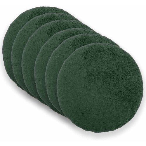  Presvlaka za jastuk 6 pcs HEERLEN Tamnozelena &Oslash; 60 cm Boucl&eacute; Cijene