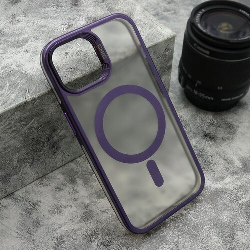 Maska camera drop magsafe za iphone 15/ ljubičasta Slike