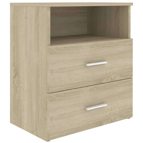 VidaXL noćni ormarići 2 kom boja hrasta sonome 50 x 32 x 60 cm Slike
