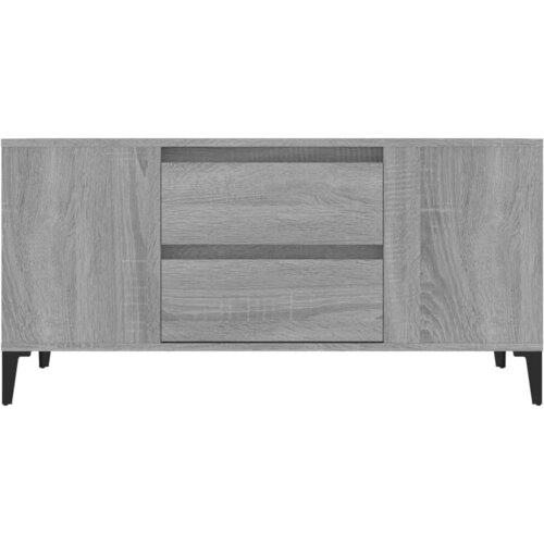  ormarić boja sivog sonome 102x44,5x50 cm konstruirano drvo Slike