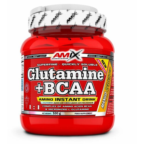 Amix L-Glutamine + BCAA 530g - Glutamin i BCAA 2:1:1 Cene