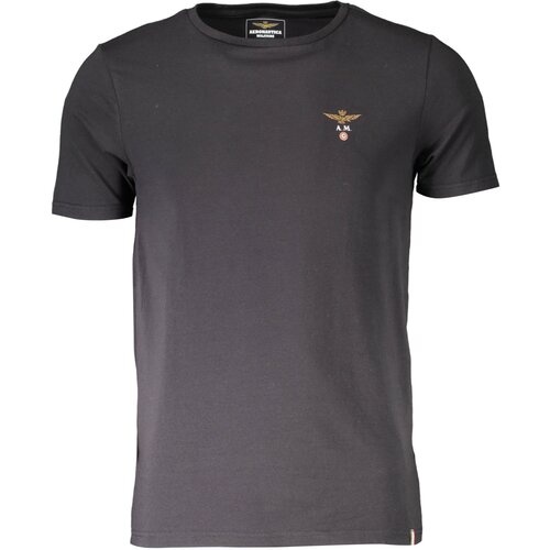 Aeronautica Militare BLACK MEN&amp;amp;#39;S OUTERWEAR T-SHIRT Slike