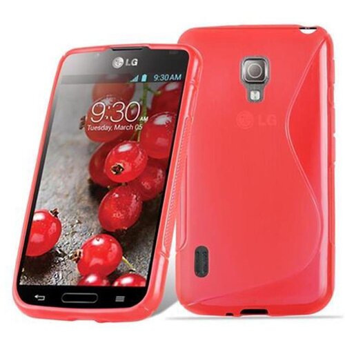 Cadorabo Case, združljiv z LG v Candy Apple Red - Za&scaron;čitni pokrov iz fleksibilnega silikona TPU, (20596259) Cene