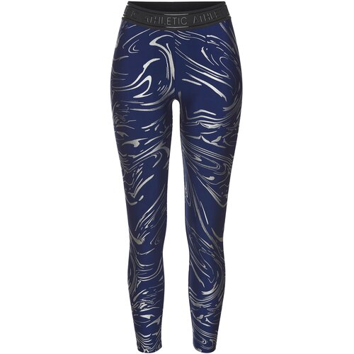 LASCANA ACTIVE &amp;Scaron;portne hlače mornarska / črna / srebrna Slike