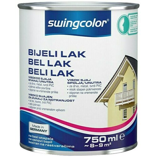 SWINGCOLOR Bijeli lak (750 ml, Visokog sjaja) Cijene