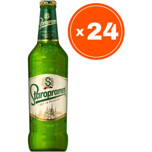 Staropramen Svetlo pivo, 0.33l, 24 komada Slike