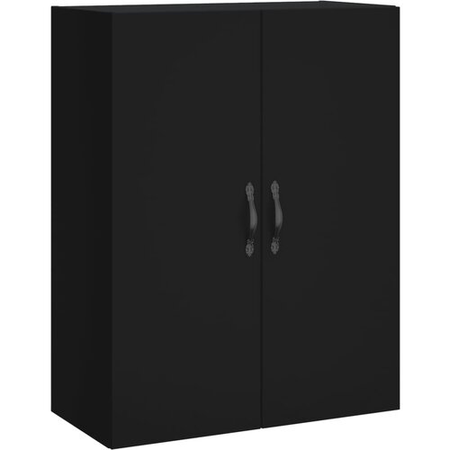 Maison Chic Stenska omarica - Zidna omarica črna 69,5x34x90 cm inženirski les iu543, (22063045) Slike