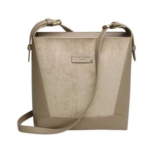 Fancy Metal Goods Ltd Alice Wheeler - Torba - Suede Kensington, Crossbody, Mink Cene