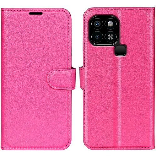 INORCO Za Infinix Smart 6 Wallet Anti-drop Shell Litchi tekstura PU usnjena preklopna stojalo za telefon, (22036614) Cene