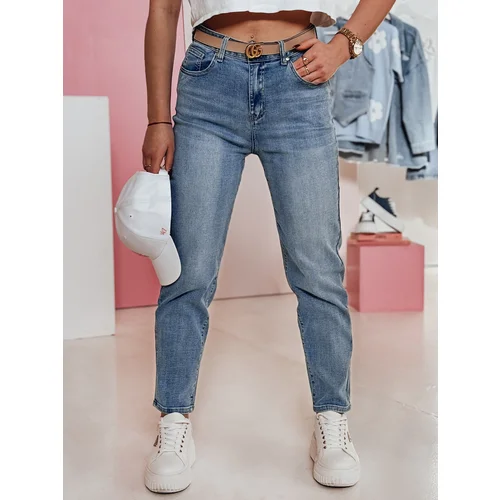 DStreet Spodnie damskie jeansowe mom fit COMFYNIT