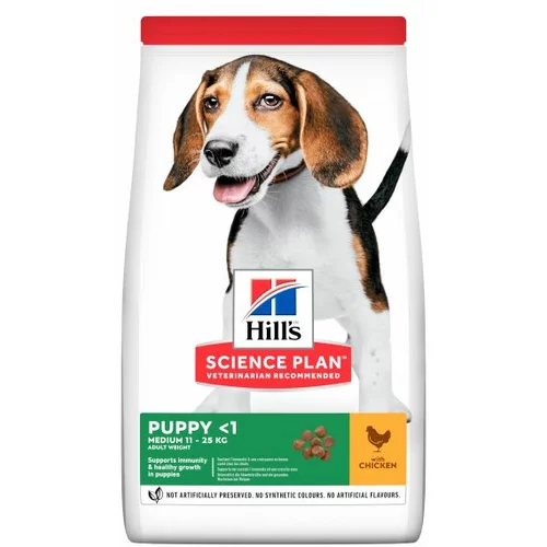 Hill’s ™ Science Plan™ Pas Puppy Medium s Piletinom, 2,5 kg