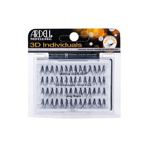 Ardell 3D Individuals Duralash Knot-Free umjetne trepavice 56 kom nijansa Long Black Cijene