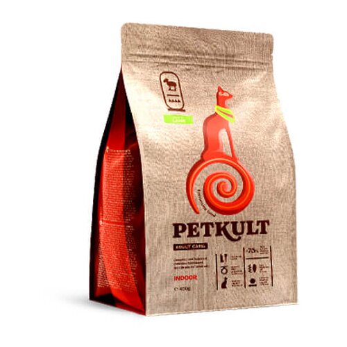 Petkult Cat Adult Care Indoor - jagnjetina 400 g Cene