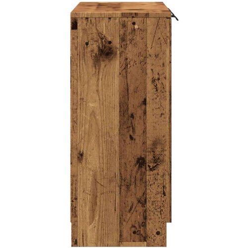 VidaXL Komoda boja staro drvo 90,5x30x70 cm od konstruiranog drva Slike