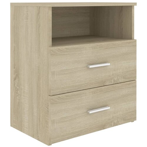 Maison Chic Nočna omarica - Nočna miza sonoma hrast 50x32x60 cm, (21690493) Cene