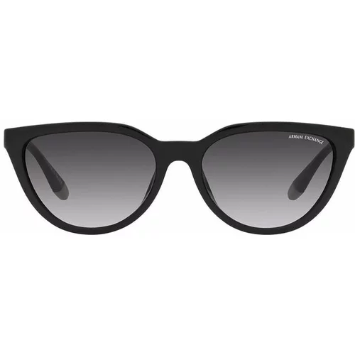 Armani Exchange Sončna očala ženski, črna barva