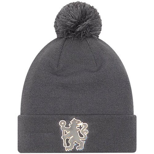 New Era Chelsea Iridescent Grey Bobble zimska kapa Slike