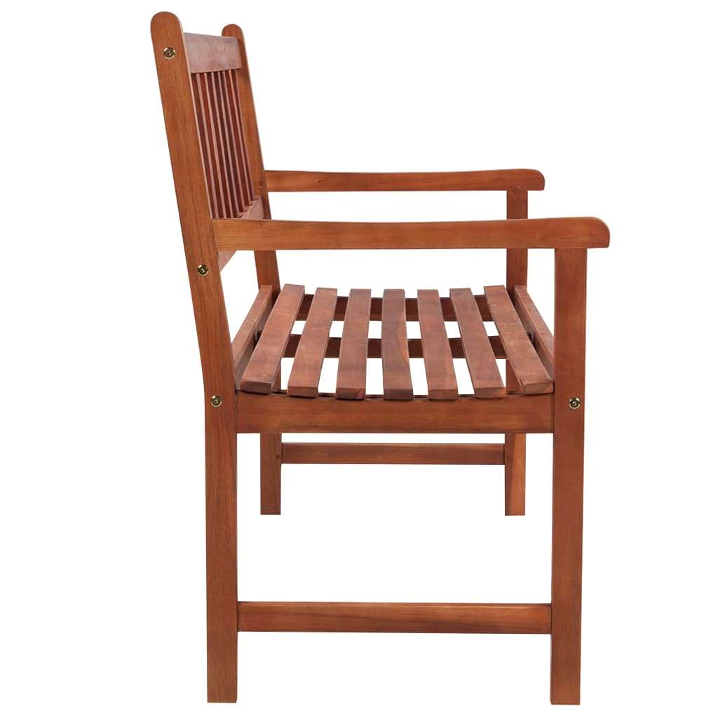  Klupa s jastukom 120 cm od masivnog bagremovog drva Slike