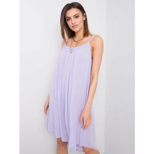 Fashion Hunters Lilac dress with straps Polinne OH BELLA