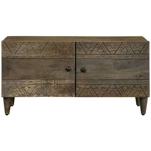  za kavu svijetlo sivi 80x50x40 cm Puno drvo Mango Slike