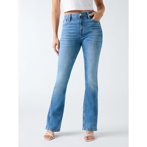 Guess Jeans Sexy Flare Modra Cene