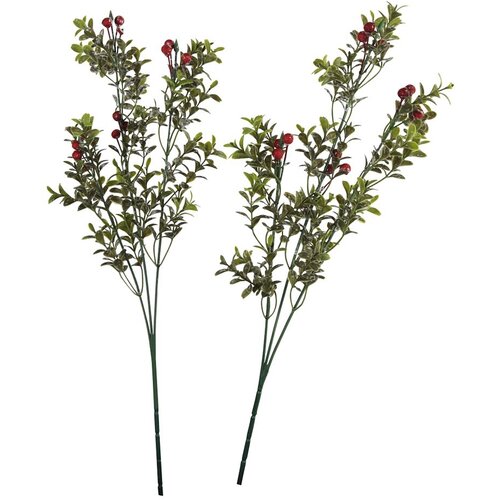  Božićni ukras-ukrasna grančica illex smrznuta 57 cm Cene