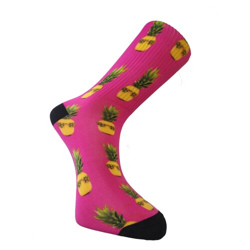 Socks Bmd muške čarape art.4686 ananas ljubičaste Slike