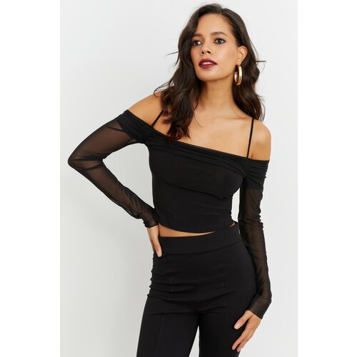 Cool & Sexy Blouse - Black - Fitted Slike
