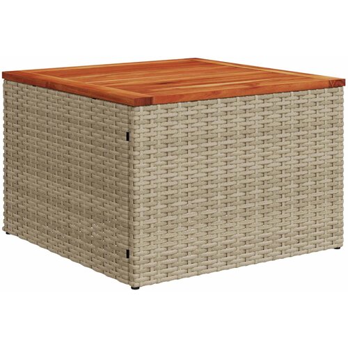  Set sofe 8 kom. Bež i svijetlo siva Poli Rattan i čelik Slike