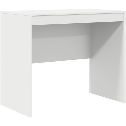 VidaXL Stol za računalo Bijeli Konstruirano drvo 90 x 50 x 76 cm Čvrst Slike