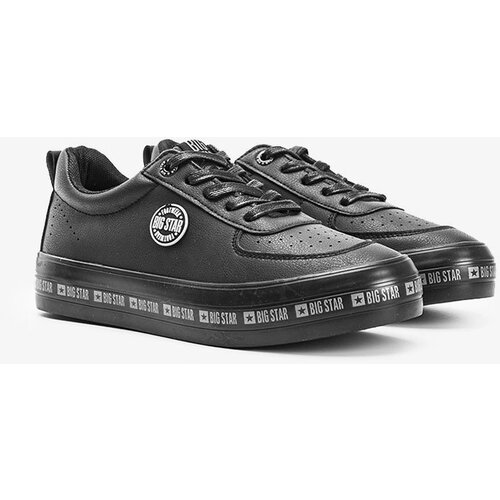 Big Star classic low black sneakers Slike