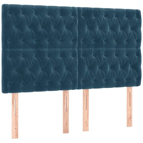  Krevet s oprugama i madracem tamnoplavi 140x200 cm bar&amp;scaron;unasti Slike
