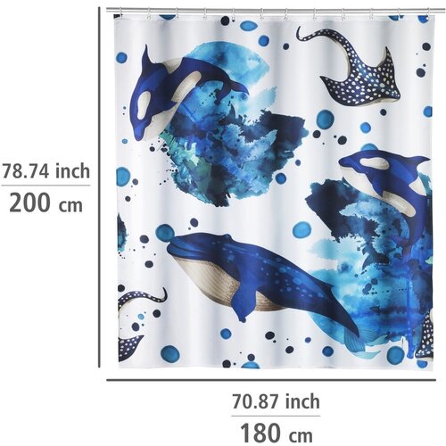 Wenko Tu&amp;scaron; zavjesa 200x180 cm Aquaris &amp;ndash; Slike