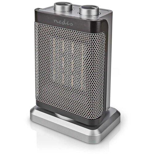 Nedis HTFA17GY - ventilator sa keramičkim grejačem 1000/1500 W / 230 V, srebrne boje Cene