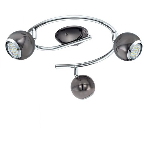 Eglo bimeda reflektor/3, led, gu10, 3x3w, 3x240lm, nikl crni/krom Cijene