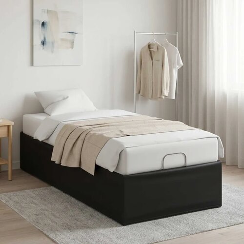  Električni podesivi okvir kreveta Crna 200 x 70 x 33 5 cm Čelik - Crna 70 x 200 cm Slike