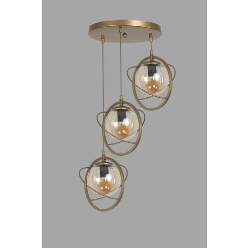 Opviq nepal 3 Lü tepsili eskitme bal Camlı Sarkıt antique chandelier Slike