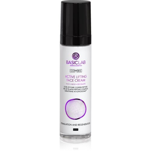 BasicLab Dermocosmetics Copperis aktivna lifting krema za noč 50 ml Slike