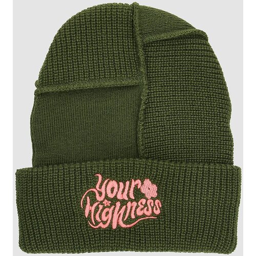 Your Highness Swerve Raw-Seam Kapa green Cene