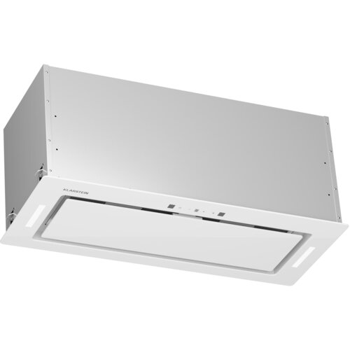 Klarstein Hektor Eco, kuhinjska napa, 60 cm, 466 m&sup3;/h, upravljanje na dotik, steklo Cene