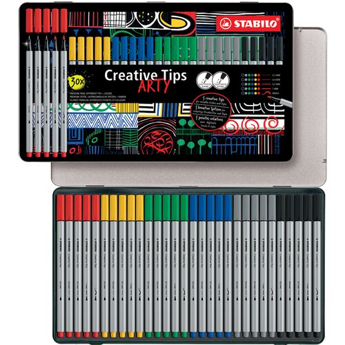 Stabilo Creative Tips ARTY CLASSIC, kovinsko ohišje 30, (21655749) Cene