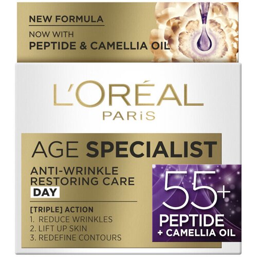 L´Oréal Paris dnevna krema za žene za obnavljanje kože Age Specialist protiv bora 55+ 50ml Cene