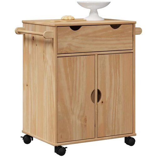  Kuhinjska kolica OTTA 59 x 45 x 80 cm od masivne borovine Cijene